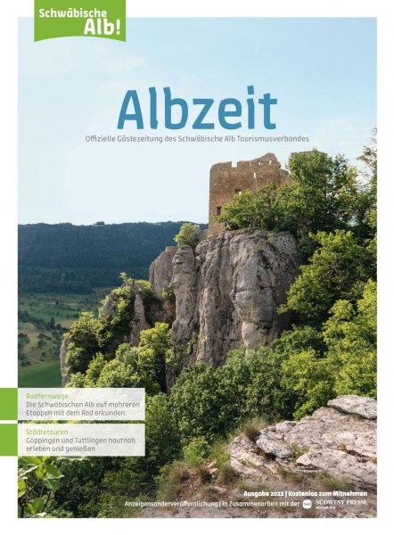 Titelbild der Gästezeitung "Albzeit" 2022